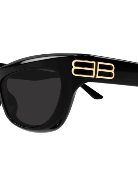 Balenciaga Eyewear cat-eye logo sunglasses - Black
