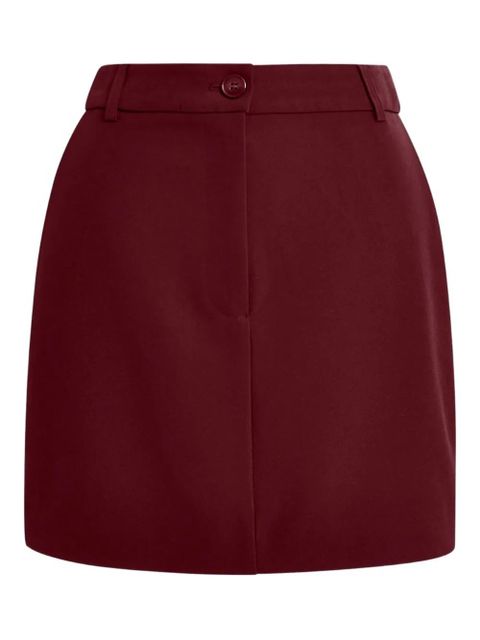 Essentiel Antwerp button-fastening mini skirt - Red - zdjęcie produktu nr 1