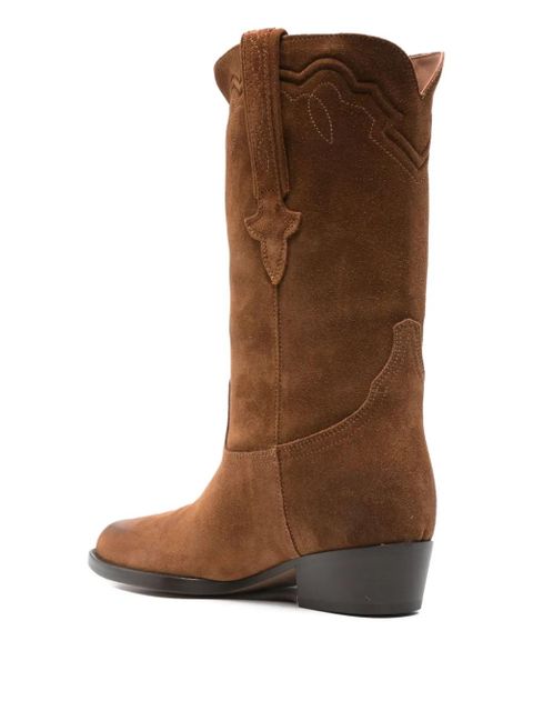Paris Texas 40mm Hilda suede boots - Brown