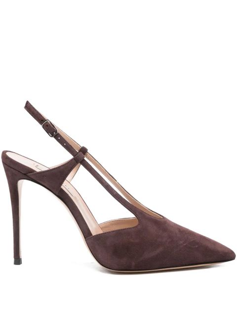 Casadei 100mm Julia pointed-toe pumps - Brown - zdjęcie produktu nr 1
