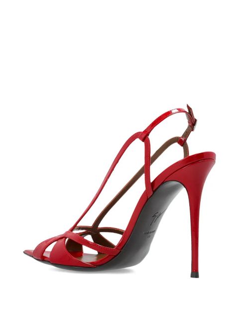 Giuseppe Zanotti Intrigo strappy stiletto-heel sandals - Red