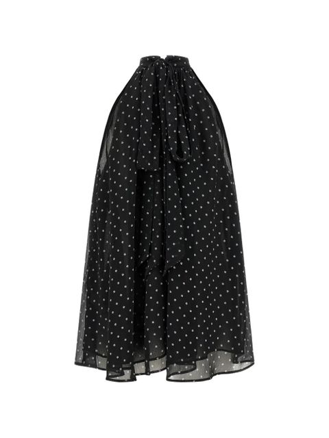 ROTATE BIRGER CHRISTENSEN floral-print top - Black - zdjęcie produktu nr 2