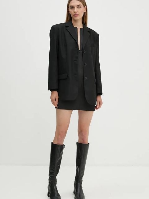 2NDDAY marynarka Harry kolor czarny jednorzędowa gładka 2245115120 - zdjęcie produktu nr 2