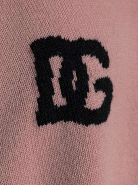 Dolce & Gabbana DNA logo-intarsia sweater - Pink