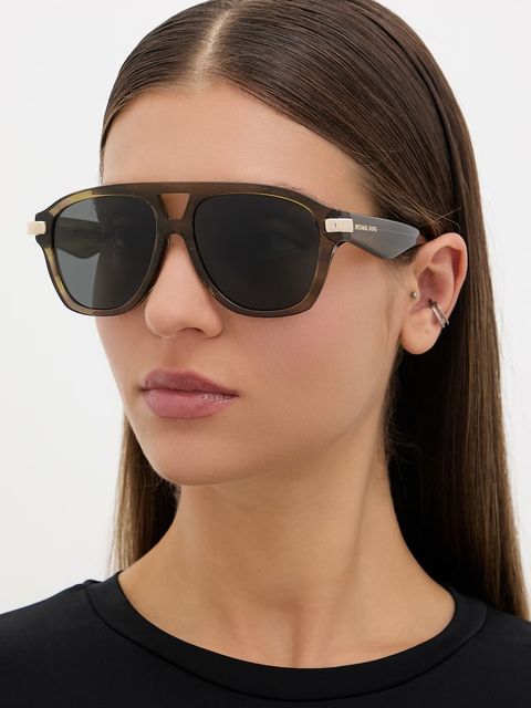 Michael Kors okulary przeciwsłoneczne pilotki damskie - zdjęcie produktu nr 2