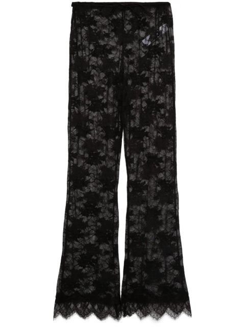 Oséree lace trousers - Black