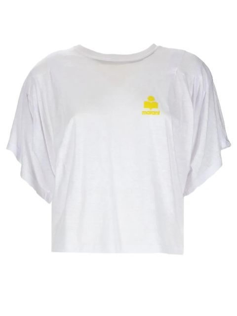 MARANT ÉTOILE logo T-shirt - White - zdjęcie produktu nr 2