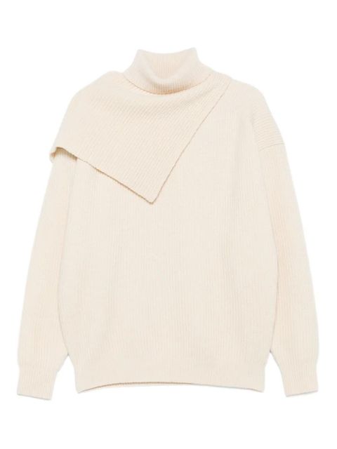 Nanushka turtleneck foldback-detail sweater - Neutrals - zdjęcie produktu nr 1