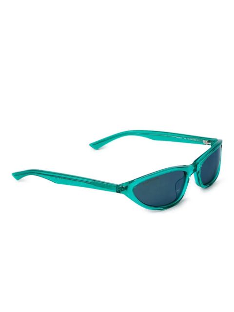 Balenciaga Eyewear Blade sunglasses - Green - zdjęcie produktu nr 2