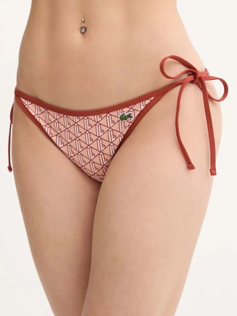 Lacoste figi kąpielowe kolor pomarańczowy MF9623