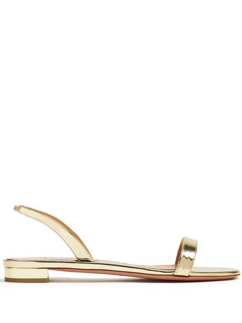 Aquazzura metallic leather sandals - Gold - zdjęcie produktu nr 1