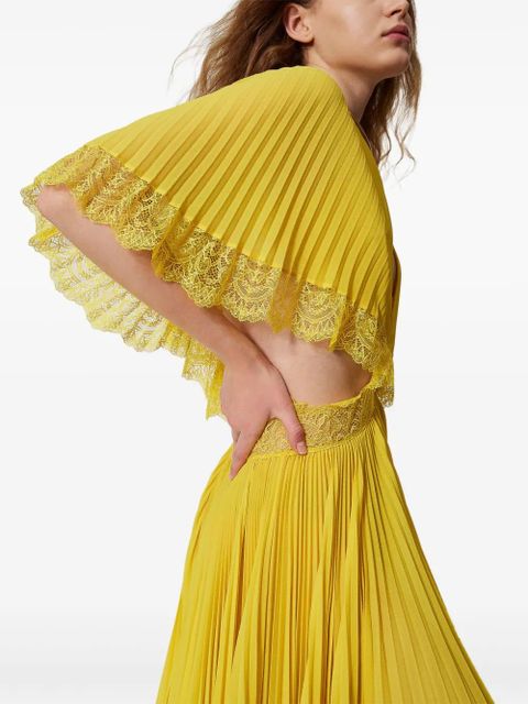 TWINSET fully pleated dress - 10786 PASSION FRUIT