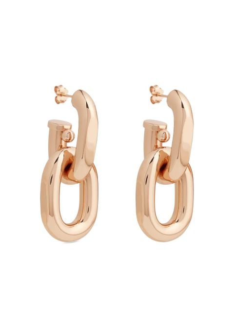 Rabanne Double XL Link earrings - Gold