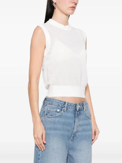Alexander Wang mock-neck tank top - White - zdjęcie produktu nr 2