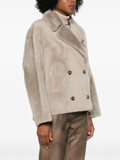 Yves Salomon fur jacket - Grey - zdjęcie produktu nr 2