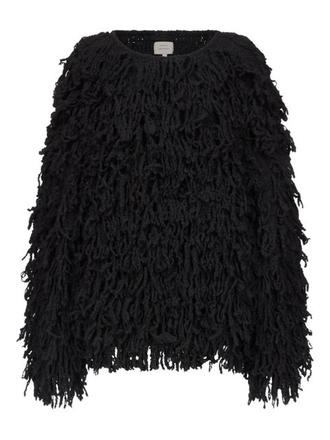 LouLou de Saison GABIN fringe sweater - Black - zdjęcie produktu nr 1