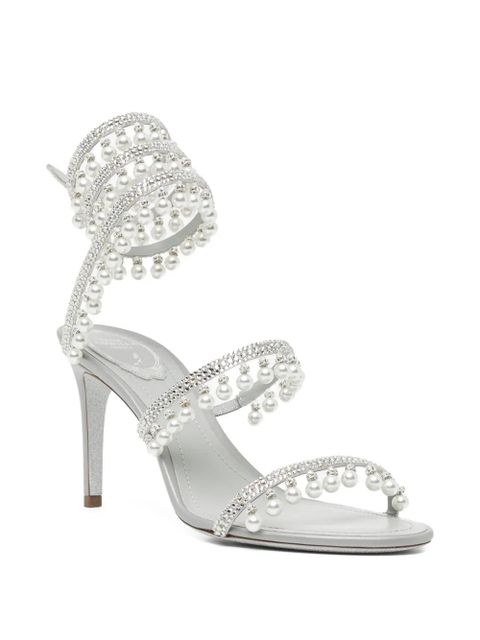 René Caovilla 80mm Cleo sandals - Grey - zdjęcie produktu nr 2