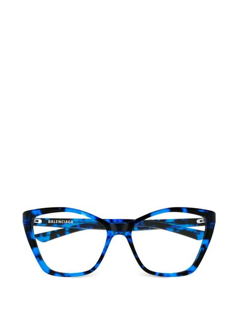 Balenciaga Eyewear cat-eye frames glasses - Blue - zdjęcie produktu nr 1