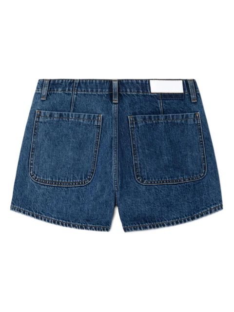 RE/DONE The Bender pocket-detail denim shorts - Blue