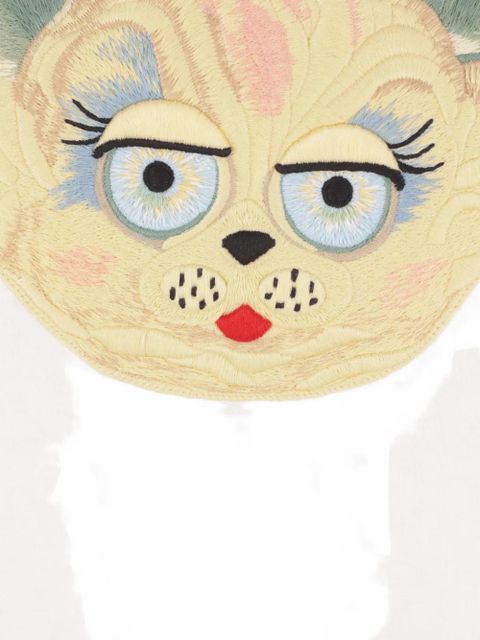 Valentino Garavani cat-face patch T-shirt - White