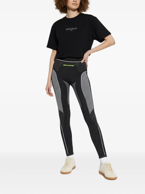 Off-White striped panelled trousers - Black - zdjęcie produktu nr 2