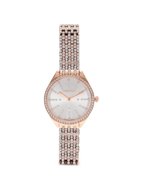 Swarovski round-shape 32mm watch - Pink - zdjęcie produktu nr 1
