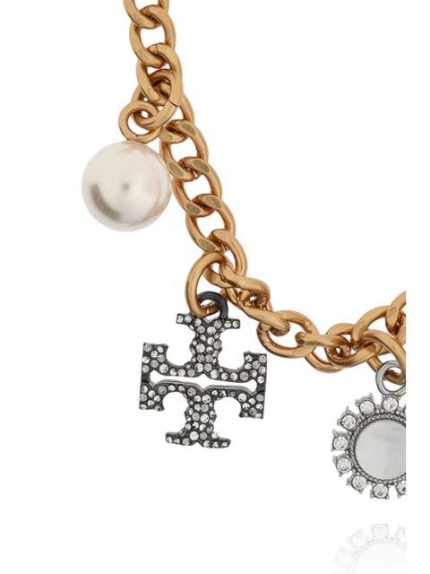 Tory Burch charm-detail keyring - Gold - zdjęcie produktu nr 2