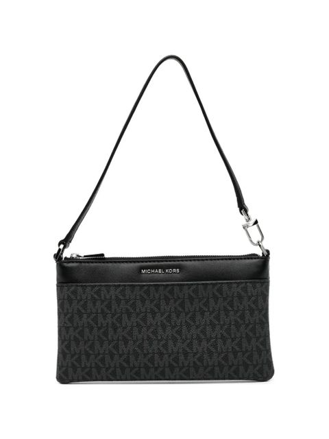 Michael Kors Jet Set Medium Signature Logo Convertible Wristlet - Black - zdjęcie produktu nr 1