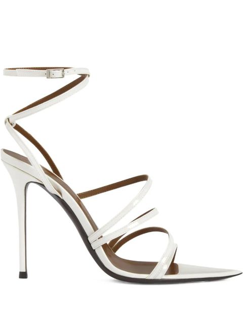 Giuseppe Zanotti 105mm Intriigo Claire sandals - White - zdjęcie produktu nr 1