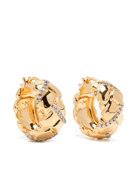 Missoma x Lucy Williams Waffle hoop earrings - Gold - zdjęcie produktu nr 1