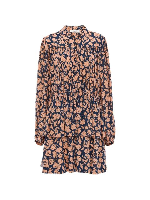 Chloé floral gathered dress - Blue - zdjęcie produktu nr 1