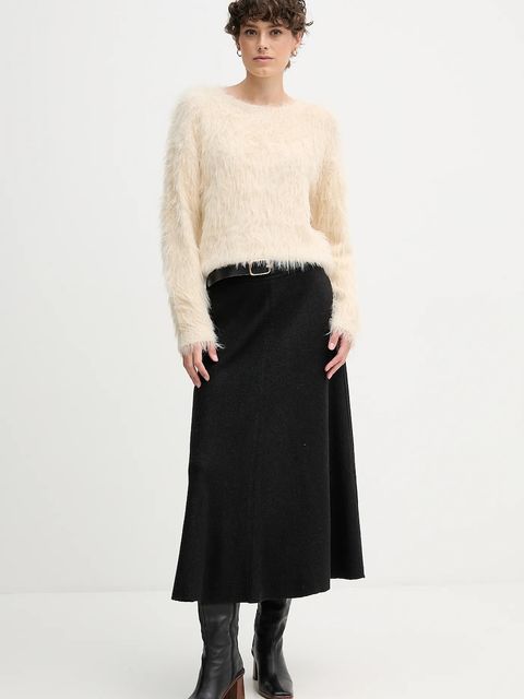 OUI sweter damski kolor beżowy 86064