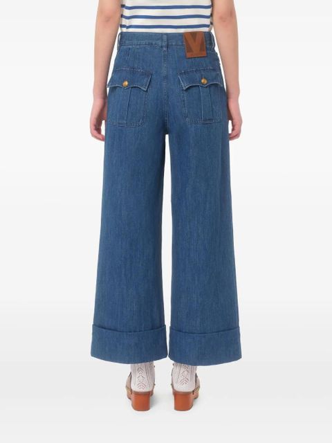 Valentino Garavani Lightweight wide-leg jeans - Blue - zdjęcie produktu nr 2