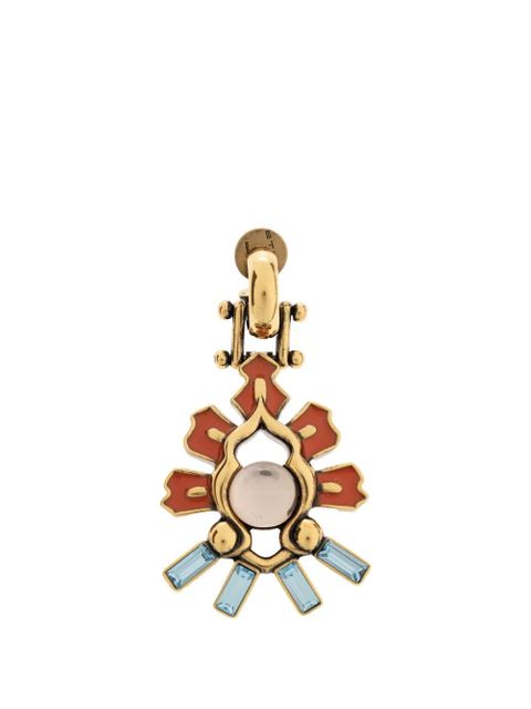 ETRO floral drop earrings - Gold