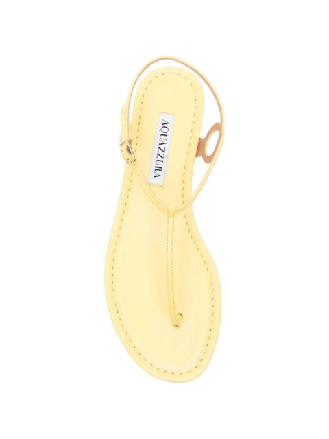 Aquazzura Almost Bare flat sandals - Yellow
