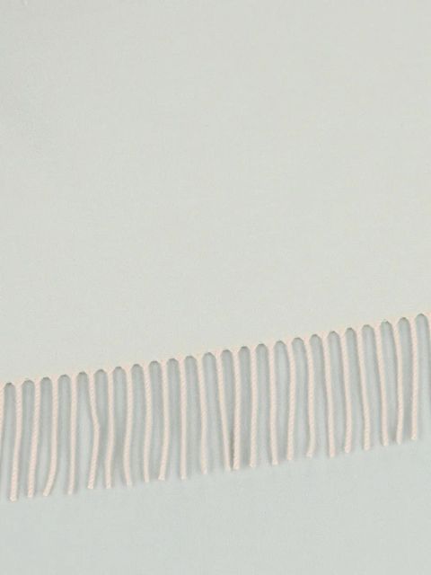 Loro Piana fringed-trim scarf - Green - zdjęcie produktu nr 2