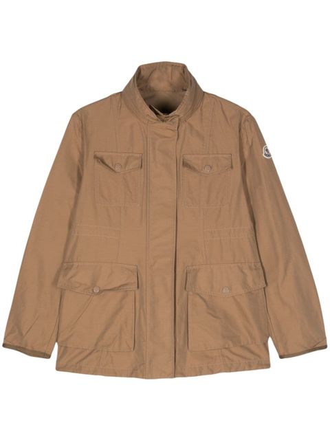 Moncler Ilo concealed-hood jacket - Brown - zdjęcie produktu nr 1