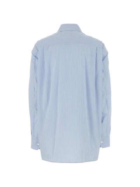 MM6 Maison Margiela long-sleeve shirt - Blue - zdjęcie produktu nr 2