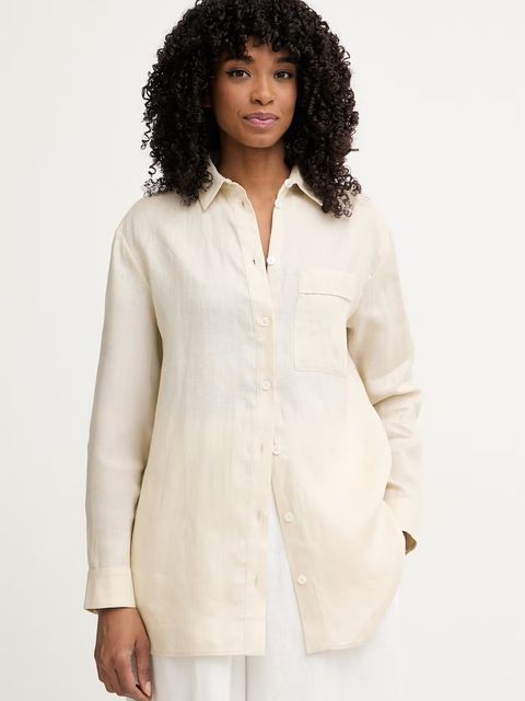 MM by Max Mara koszula damska lniana FILO - zdjęcie produktu nr 1