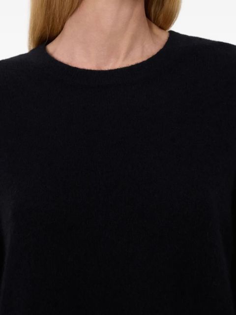 LouLou de Saison Raven short-sleeve crew-neck sweater - Black