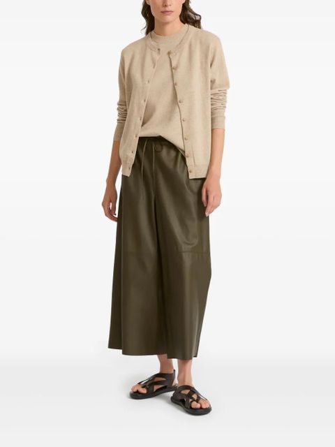 Yves Salomon fine-ribbed cardigan - Neutrals