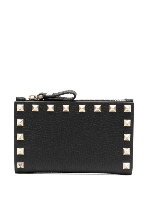 Valentino Garavani Rockstud zipped wallet - Black - zdjęcie produktu nr 1