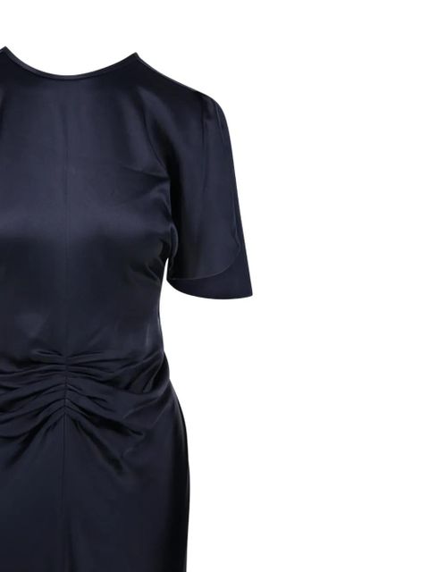 Victoria Beckham Bela ruched-detail dress - Blue