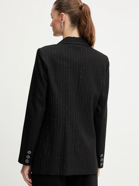 Guess marynarka ZANITA kolor czarny dwurzędowa W5BN59 W2422