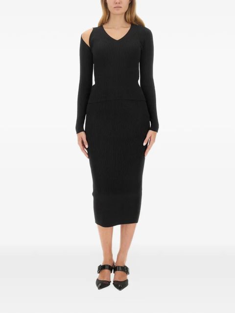 Alexander McQueen knitted pencil midi skirt - Black - zdjęcie produktu nr 2