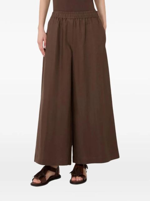 Weekend Max Mara elasticated-waist palazzo pants - Brown - zdjęcie produktu nr 2