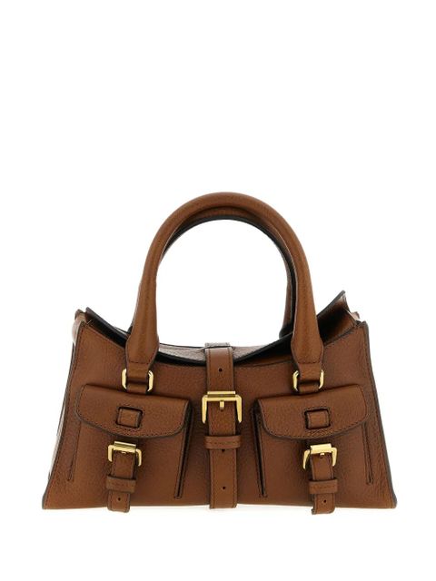 Mulberry mini Roxanne leather tote bag - Brown - zdjęcie produktu nr 1