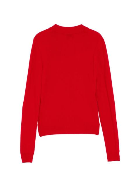 SHUSHU/TONG pin-tucked sweater - Red - zdjęcie produktu nr 2