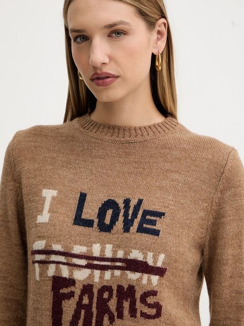 Weekend Max Mara kurtka puchowa CERBERO kolor brązowy zimowa oversize 2525496052600