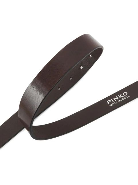 PINKO leather belt - Brown